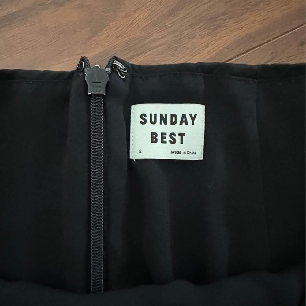 Sunday Best Black Mini Skirt - Picture 3 of 3